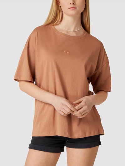 Roxy T-Shirt mit Logo-Stickerei Modell 'ESSENTIAL ENERGY TEE ON' Camel 4