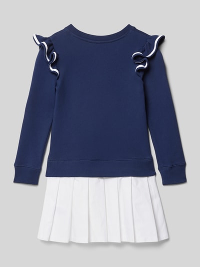 Polo Ralph Lauren Kids Sweatkleid aus reiner Baumwolle Marine 3