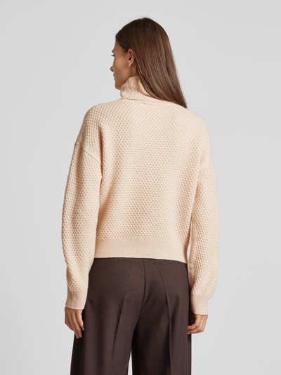 Max Mara Studio Sweter z dzianiny z golfem model ‘NERO’ Beżowy 5