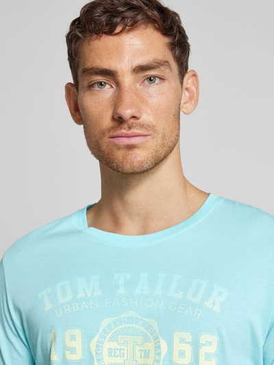 Tom Tailor T-Shirt mit Rundhalsausschnitt Aqua 3