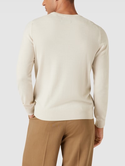 Marc O'Polo Strickpullover aus reiner Schurwolle Offwhite 5