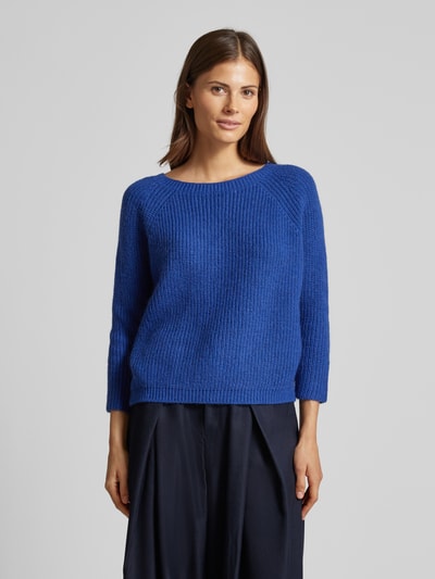 Weekend Max Mara Strickpullover mit Rundhalsausschnitt Modell 'XENO' Royal 4