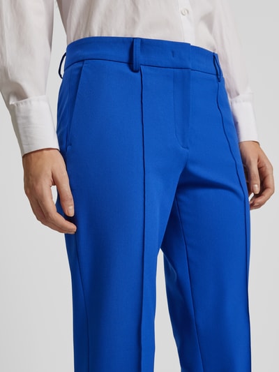 Christian Berg Woman Selection Regular fit stoffen broek met bandplooien Blauw - 3