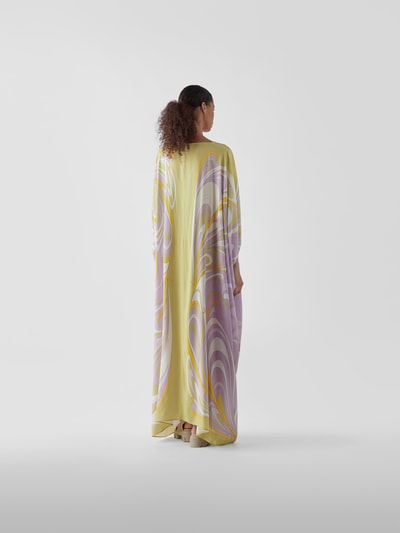 Emilio Pucci Kaftan mit floralem Muster Flieder 5