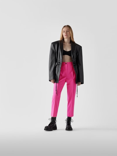 MSGM Wollhose in 7/8-Länge Fuchsia 1