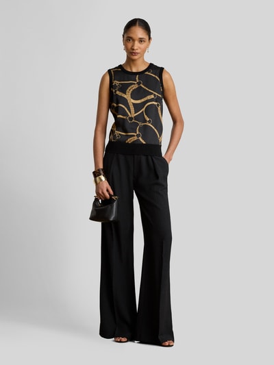 Lauren Ralph Lauren Regular Fit Blusentop aus Baumwoll-Mix BLACK 1
