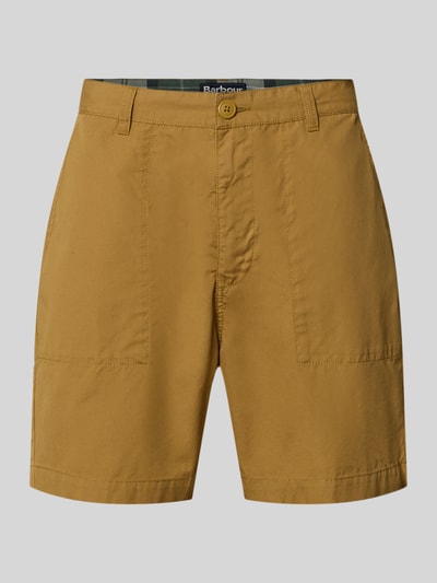 Barbour Szorty chino o kroju regular fit z czystej bawełny model 'SHERBURN' Piaskowy 1