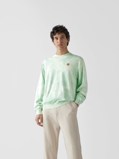 Kenzo Sweatshirt im Batik-Look Gruen 4