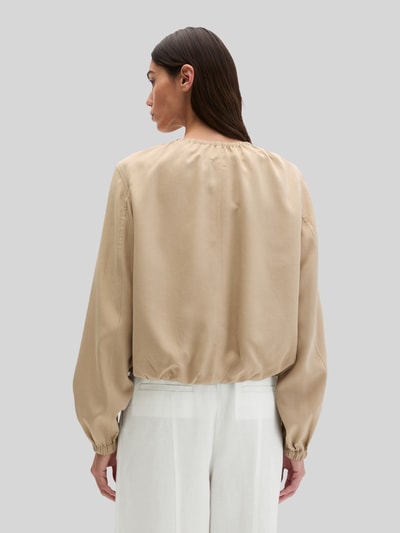 Marc O'Polo Loose Fit Jacke aus Lyocell-Leinen-Mix Sand 5