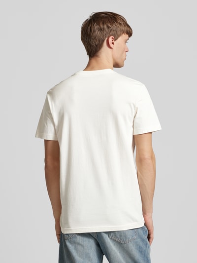 Calvin Klein Jeans T-Shirt mit Label-Print Offwhite 5