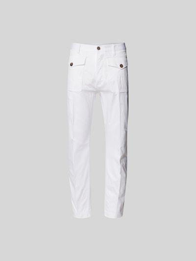 Dsquared2 Stoffhose mit Knopf- und Reißverschluss Weiss 2