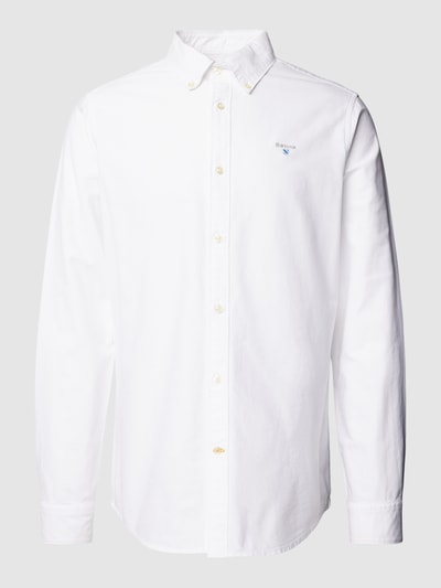 Barbour Freizeithemd mit Button-Down-Kragen Modell 'Oxtown Tailored' Weiss 2