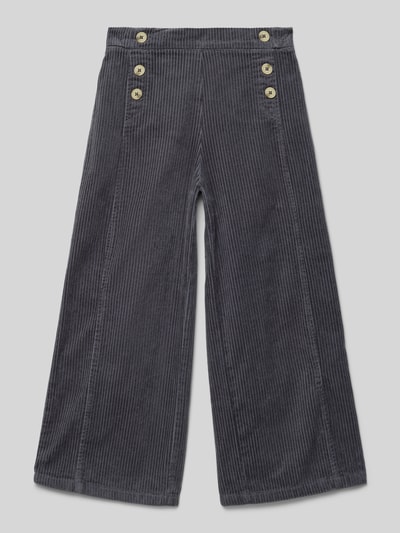 Mango Cordhose mit Knöpfen Modell 'linita' Graphit 1