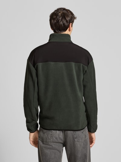 Blend Sweatjack met opstaande kraag Donkergroen - 5