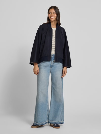 Drykorn Jack van een mix van scheerwol en kasjmier, model 'EVEDON' Marineblauw - 1