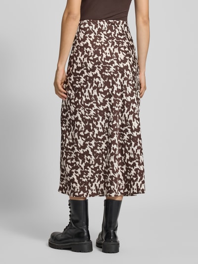 Only Knielange rok met all-over motief, model 'CHIGO' Ecru - 5