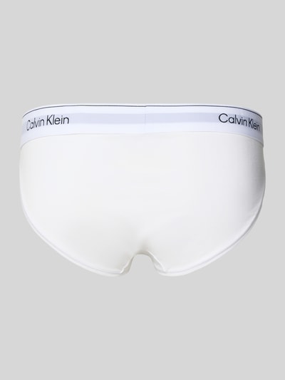 Calvin Klein Underwear Figi z elastycznym pasem z logo Biały 3