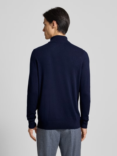 Christian Berg Men Rollkragenpullover aus Wolle-Kaschmir-Mix Marine 5