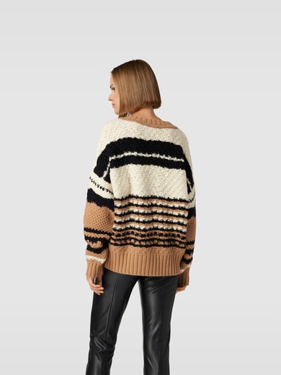 Lala Berlin Wollpullover mit Kaschmir-Anteil Beige 5