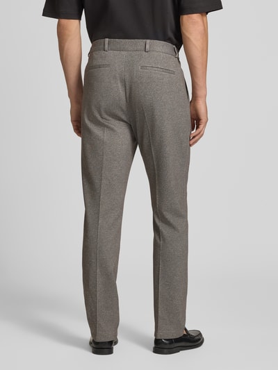 Zuitable Straight Fit Anzughose mit Baumwoll-Anteil Modell 'DiConnor' Sand 5