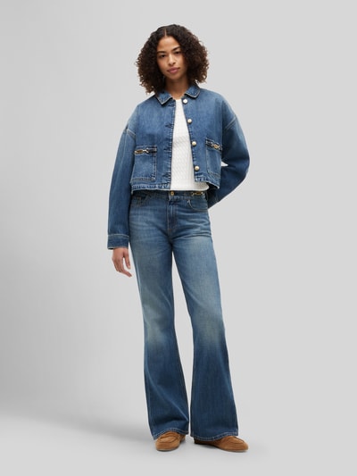 Tommy Hilfiger Regular Fit Jeansjacke aus reiner Baumwolle Bleu Melange 1