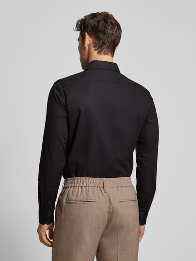 Jack & Jones Premium Slim fit vrijetijdsoverhemd met kentkraag, model 'PARKER' Zwart - 5