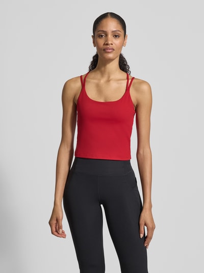 Fabletics Cropped Trägertop mit integriertem BH Modell 'PRINCIPLE' Rot 4