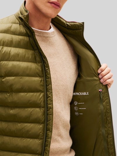 Tommy Hilfiger Regular fit gewatteerd jack met gestikt logo Groen - 3