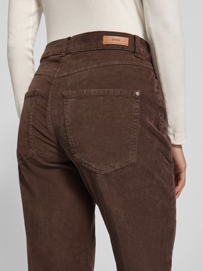 Angels Corduroy broek met steekzakken Donkerbruin - 3