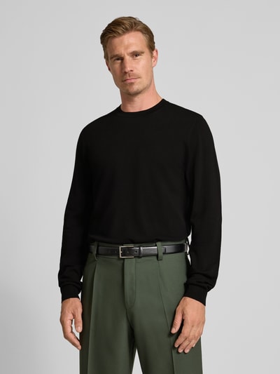 MCNEAL Strickpullover mit gerippten Abschlüssen Black 4