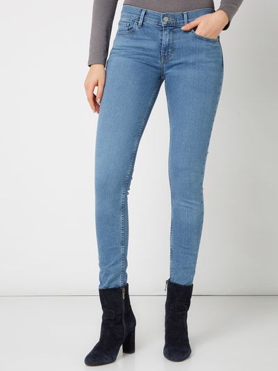 Levi's® One washed super skinny fit jeans  Jeansblauw - 4