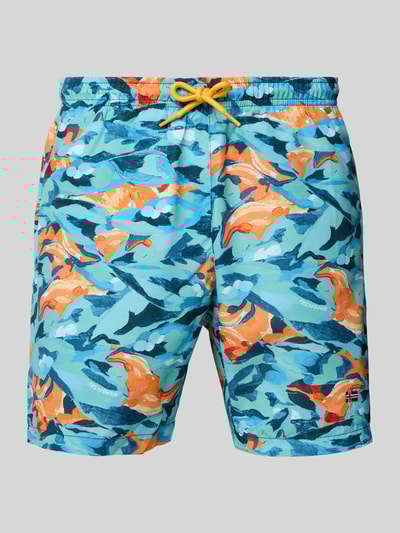 Napapijri Zwembroek met elastische band en tunnelkoord Oceaanblauw - 1