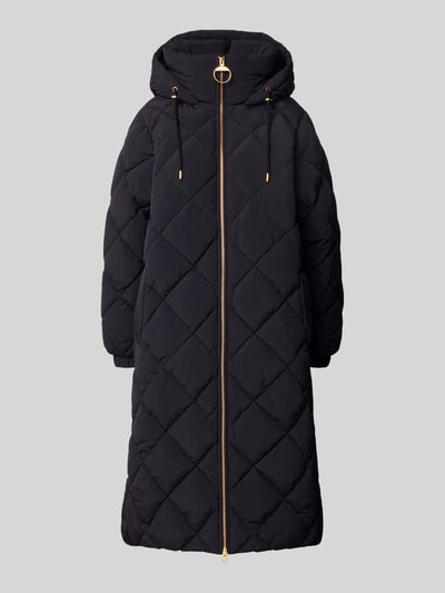 Barbour Płaszcz pikowany o kroju regular fit z lekkim efektem marszczenia model ‘KIRKTON’ Czarny 2