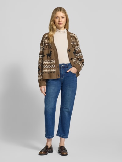 Buena Vista Barrel Jeans mit Eingrifftaschen Blau 1