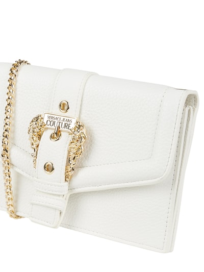 Versace Jeans Couture Crossbody Bag in Leder-Optik  Weiss 2