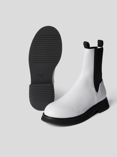 Nina Ricci Chelsea Boots aus Leder Weiß 6