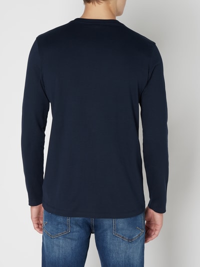 Paul & Shark Longsleeve aus Organic Cotton  Dunkelblau 5