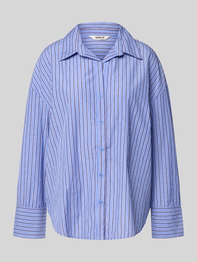 Only Regular fit overhemdblouse met katoen, model 'OREGON' Blauw - 2