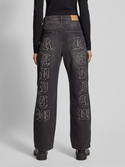 Review Baggy fit jeans in 5-pocketmodel Zwart - 5