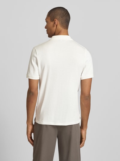 CINQUE Polówka o kroju slim fit z detalem z logo model 'Boll' Biały 5