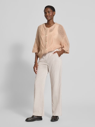 MAC Stoffen broek met Franse steekzakken, model 'Chiara' Offwhite - 1