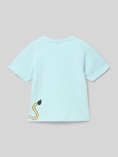 Name It T-shirt met motiefprint, model 'HELGE' Lichtturquoise - 3