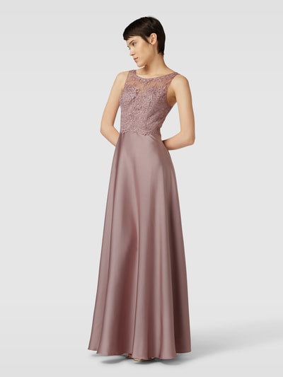 Laona Abendkleid mit Ziersteinbesatz Rose 1