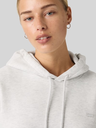 Levi's® Regular Fit Hoodie aus Baumwoll-Mix Hellgrau Melange 3