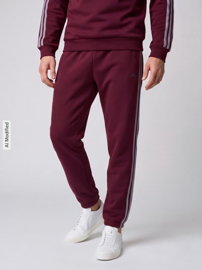 adidas Sportswear Sweathose mit seitlichen Eingrifftaschen Dunkelrot 4