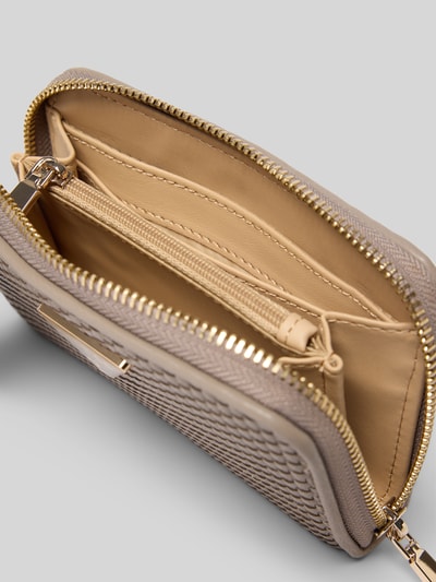 Guess Portemonnee in gevlochten look, model 'PHAEDRA' Taupe - 3