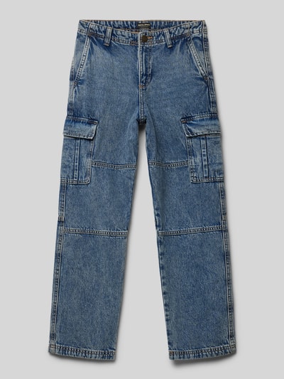 Jack & Jones Jeans mit Cargotaschen Modell 'CHRIS' Hellblau 1