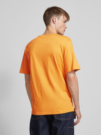 Jack & Jones T-shirt met labelprint, model 'ELOGO' Goud gemêleerd - 5