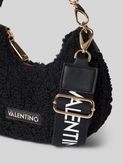 VALENTINO BAGS Torebka z detalem z logo Czarny 2