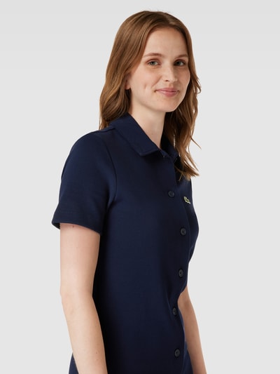 Lacoste Polokleid mit Label-Detail Marine 3